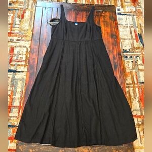Old Navy Black Midi Dress